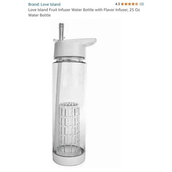 Love Island Fruit Water Diffuser Water Bottle - Picture 2 of 4
